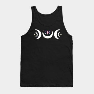 Triple Moon Symbol Tank Top